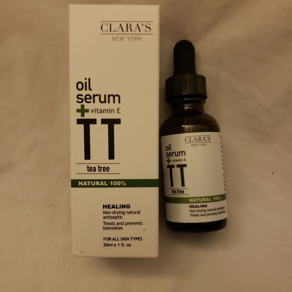 Clara's New York Oil Serum Tea Tree Vitamin E Healing 1 oz